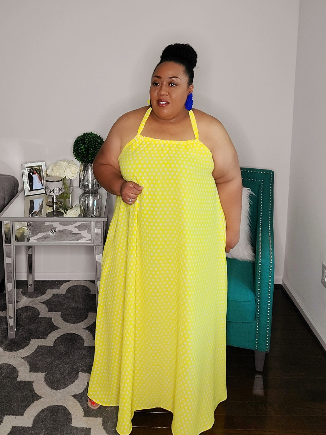 Yellow Halter Maxi Dress (Style Pantry)  Style maxi dress, Plus size maxi  dresses, Maxi dress